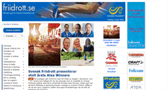 Desktop Screenshot of friidrott.se