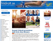 Tablet Screenshot of friidrott.se